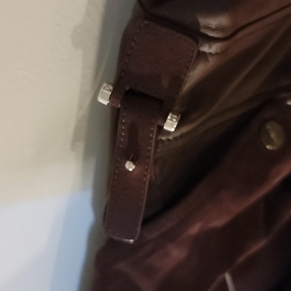 GUESS Marciano genuine soft leather burgundy size 10 - Picture 6 of 8